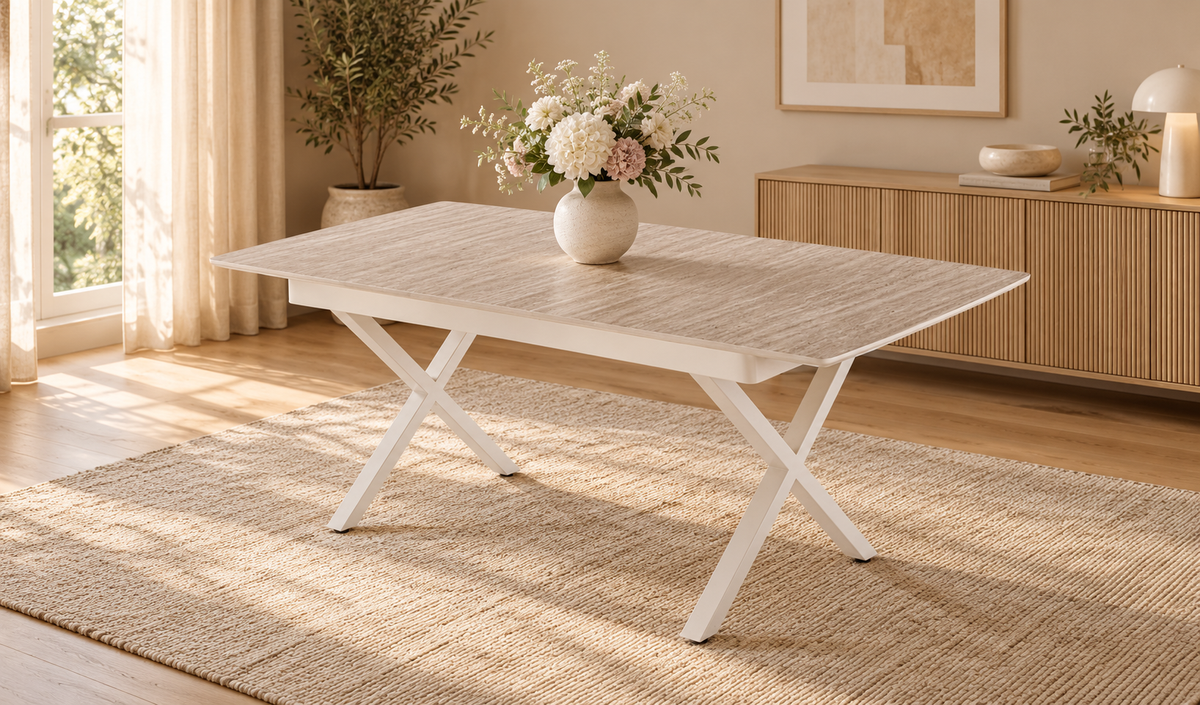 Apple uitschuifbare eettafel 200–290 cm
