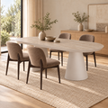 Ensemble de salle à manger Bugatti 200-400 cm + 4 chaises No-1