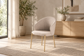 Chaise de salle à manger rembourrée Bugatti