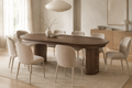 Table à manger extensible Como 200–290 cm – noyer