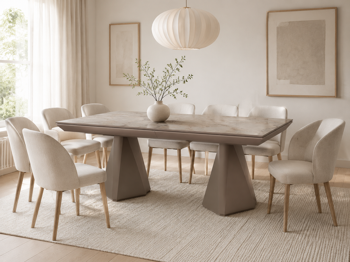 Diamond uitschuifbare eettafel 200–400 cm
