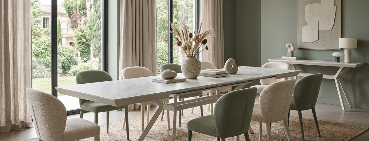 Mango uitschuifbare eettafel 160–360 cm