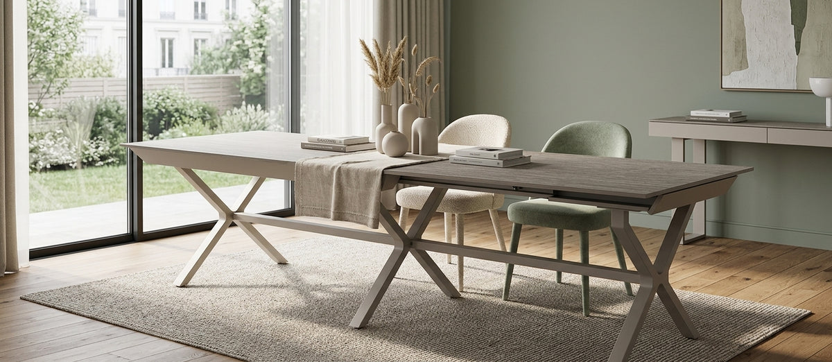 Reel uitschuifbare eettafel 200–360 cm
