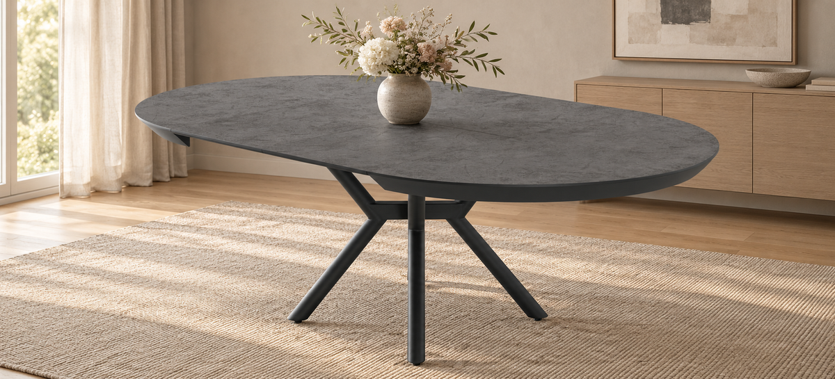 Star ronde uitschuifbare eettafel 130–226 cm