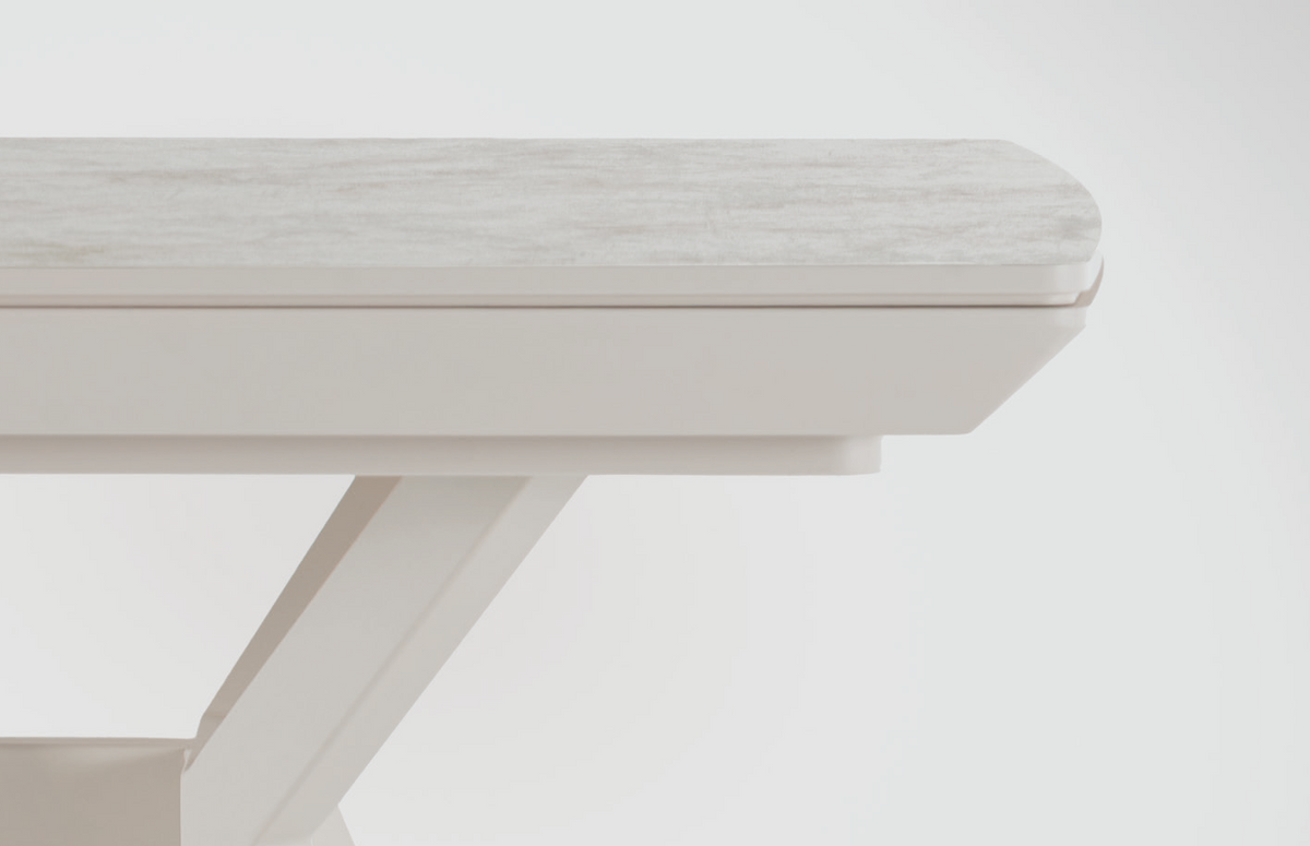 Titanyum uitschuifbare eettafel 180–260 cm