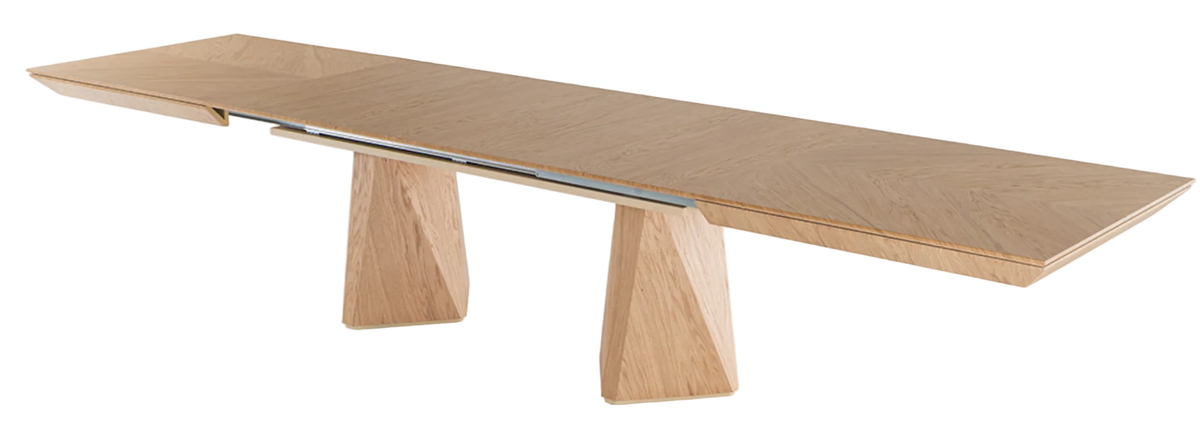 Diamond uitschuifbare eettafel 200–400 cm – Naturel eiken