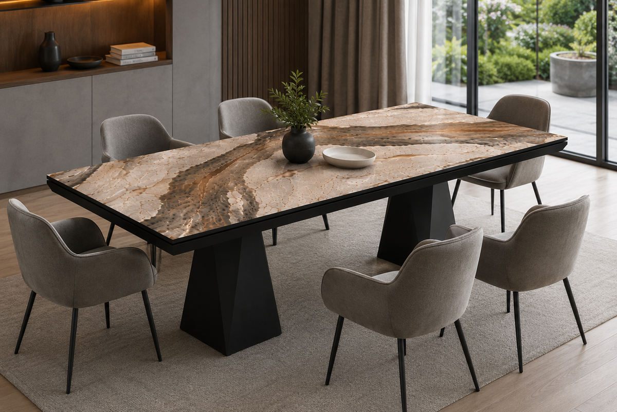 Diamond uitschuifbare eettafel 200–400 cm
